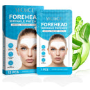 Datival Forehead Wrinkle Patches, Anti Wrinkle Patches with Aloe, Moisturizing Mask Pads, Forehead Lines Age Lines Resistant Wrinkle Remover Strips, Anti Wrinkle Masks Pads for Men and Women,12 PCS