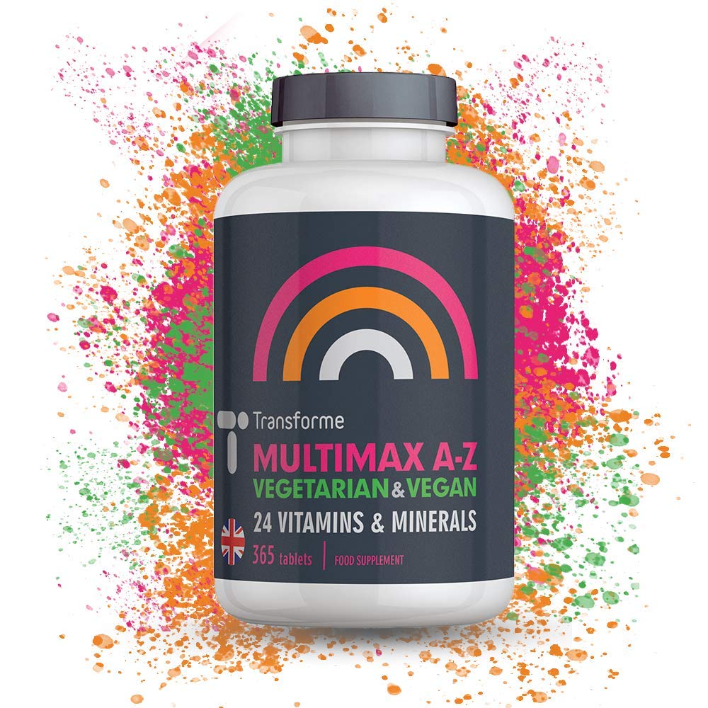 Transforme Multivitamins & Minerals Formula | 365 Tablets (Up to 1 Year Supply) | 24 Multivitamins with Iron and Minerals for Men and Women | Multivitamin Tablets Suitable for Vegans