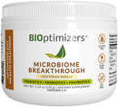 BiOptimizers Microbiome Breakthrough Repair Powder | Contains Probiotics for Men & Women | Gas & Bloating Relief, GI Revive & Improves Gut Health | Vanilla | Vegetarian | 30 Servings | 150g