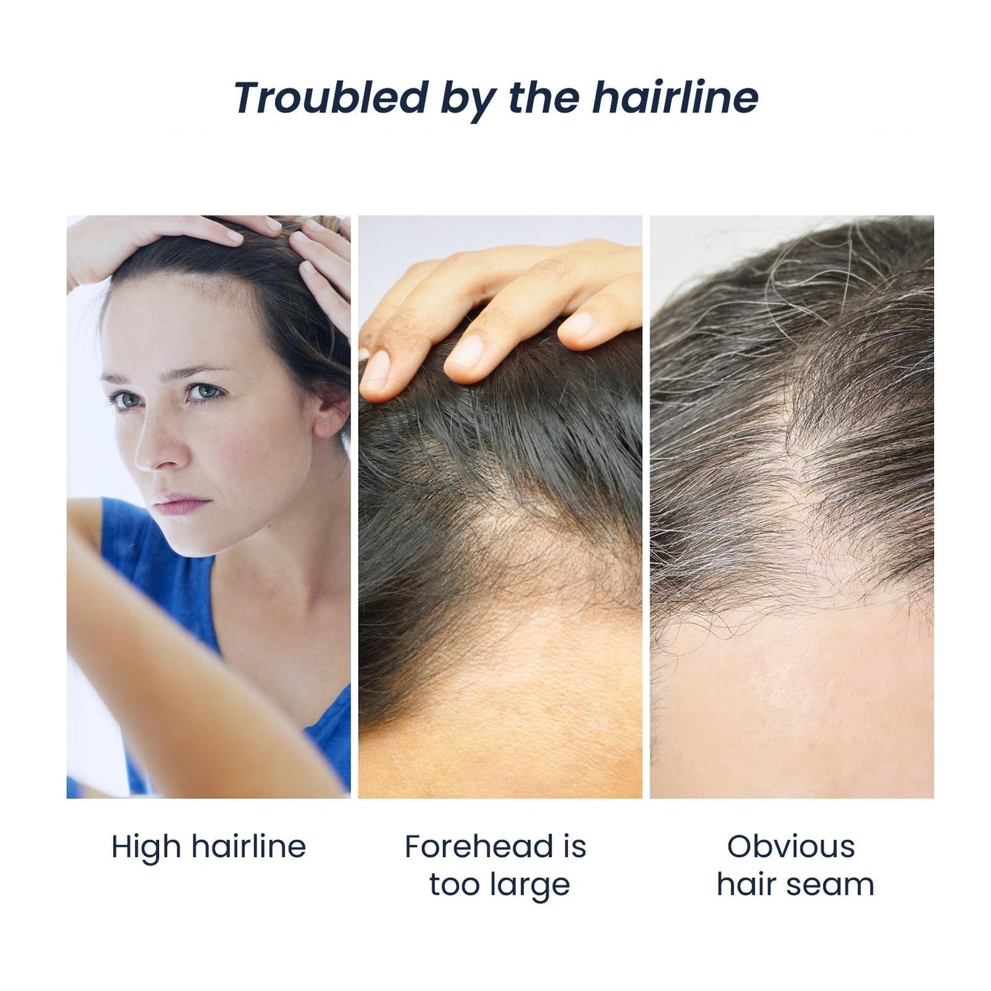 Xunzhi Root Cover up Stick,Hairline Powder Stick,Temporary Hair Color Pen,Double-Ended Temporary Hair Co/lor Hair Roo/t Concealer,Ha/ir Shadow Powd/er,Double Ended Ha/ir Colo/r Sti/ck,Ro/ot Touch up