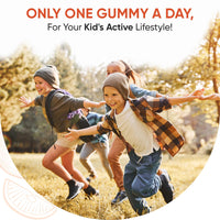 Vitamin D Gummies Kids 1000IU - Natural Orange Flavour Gummies - 4 Months Supply (120 Vitamin D3 Gummies) - One A Day - for Kids 3-12 Years - Vegetarian, Non-GMO & Gluten-Free Vitamin D for Kids