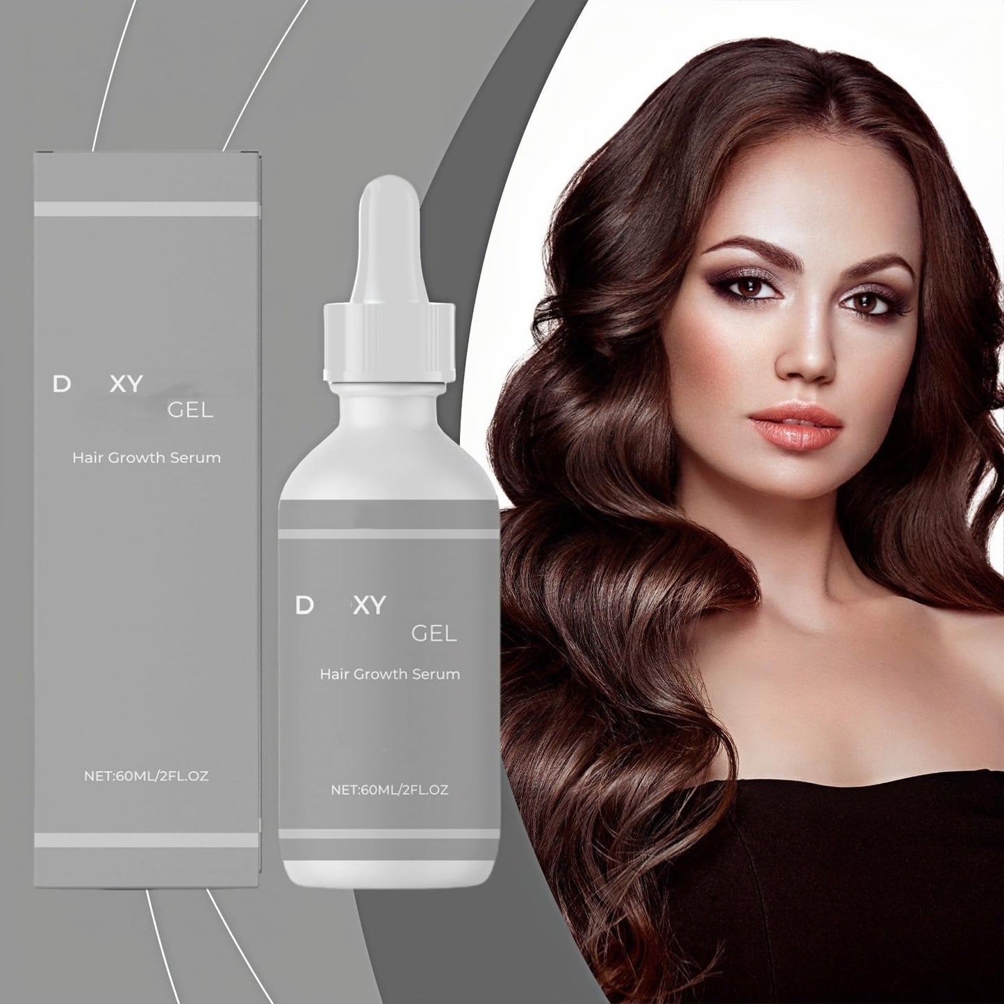 OuXing De/oxyr Gel Hair Growth,Hair Growth Oil,De/oxyr Growt/h Serums,Hai/r Gro/wth Serum,Multifunctional Serums Oil for Strengthening Ha/irs,Thickening Gel Strengthens,Hair Serum for Dry Damaged Hair,60ml