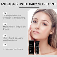 SHEBEEDO Tinted Moisturizer With SPF 45 Anti-Aging Tinted Sunscreen For Face Universal Tinted Sunscreen All-In-One Face Tinted Moisturizer And Foundation With Broad Spectrum Protection Against Uva And Uvb Rays