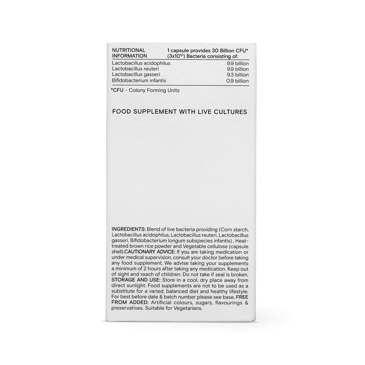 WILD NUTRITION Food-Grown® Pregnancy + New Mother Biotic | Pregnancy Vitamins for Women | Food-Grown Pregnancy Vitamins for Women | Prenatal Probiotic with 4 Strains of Probiotic | 30 Capsules