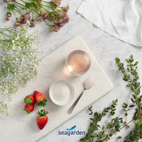 Seagarden Marine Collagen Powder + Vitamin C | Collagen Peptides Powder (Type I & III) | Wild-Caught Arctic Cod | Collagen Supplements| Skin, Hair, Nails, I Strawberry Taste I 150g