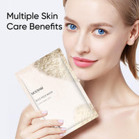 Pack of 10 Sheet Rice Face Masks, Hydrate, Moisturizing, Beauty Face Care Masks Skincare with Vegan Plant Extracts