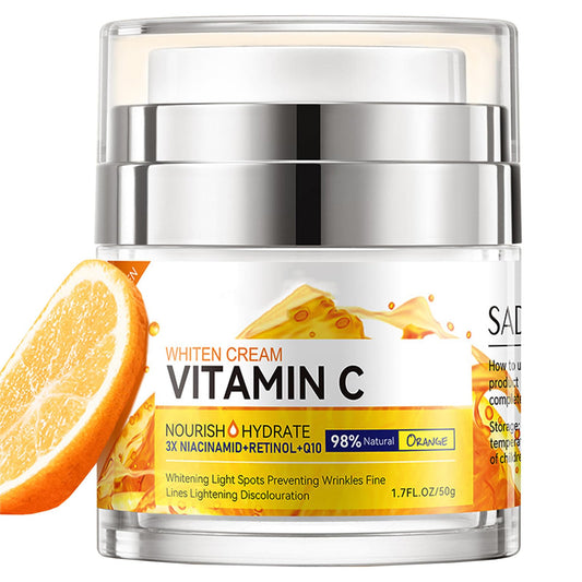 Shefave Brightening Face Cream, Vitamin C Face Cream With Niacinamid & Retinol - Anti Aging Face Cream For Mature Skin, Vitamin C Moisturiser For Face - Day Cream For Women Anti Aging, Brighten, Plump Skin