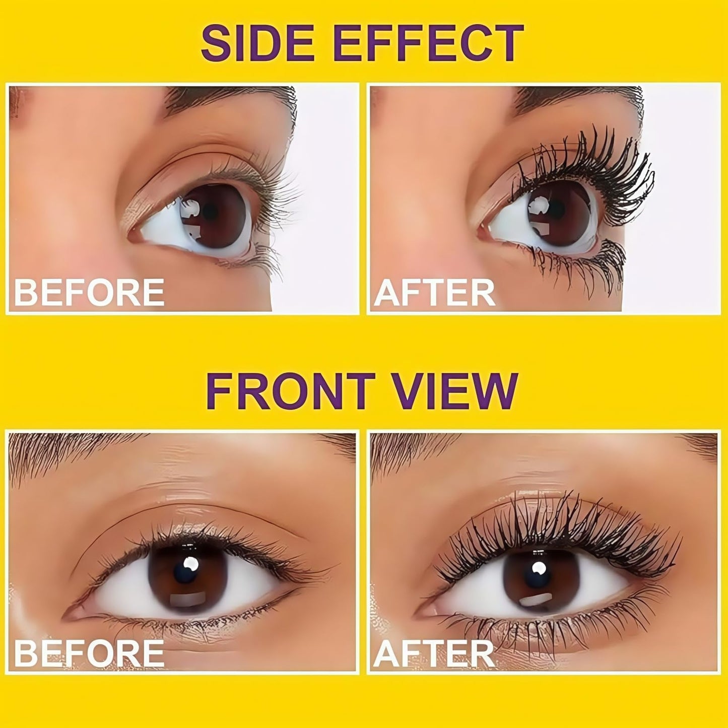 Fankayi Mascara Black Waterproof,Bubble Mascara,Black Silk Fiber Eyelash Masca/ra with Soft Masca/ras Brush,Smudge Proof Long Lasting 4D Silk Fiber Mas Cara for Makeup,Waterproof Masc-ara,Thrive Masc-ara