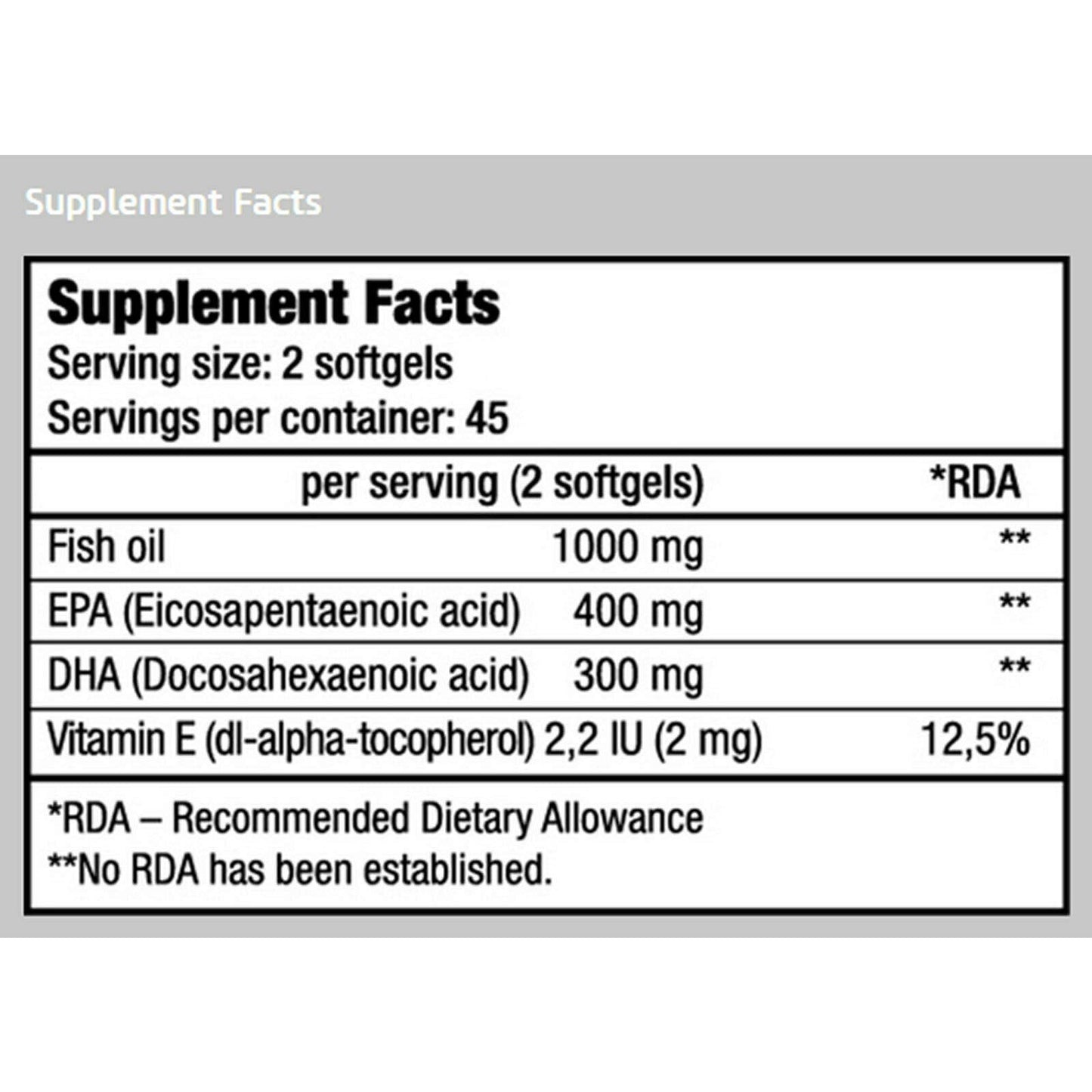 Biotech USA Omega 3 - 90 perlas