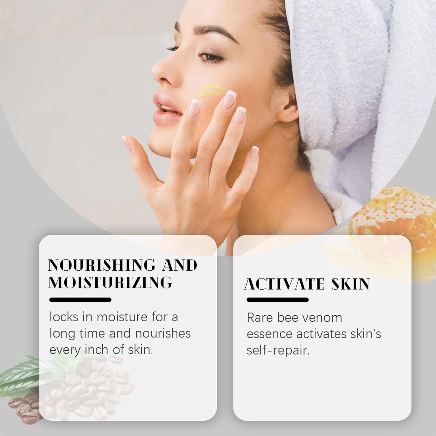 Generic Bee Venom Firming Face Moisturizer, Day and Night Hydrating Cream for Women,Instant Lift Formula for Smoother Appearance,Face Line Smoother for All Skin Needs,Skin Tightening Cream For Face Fine Line