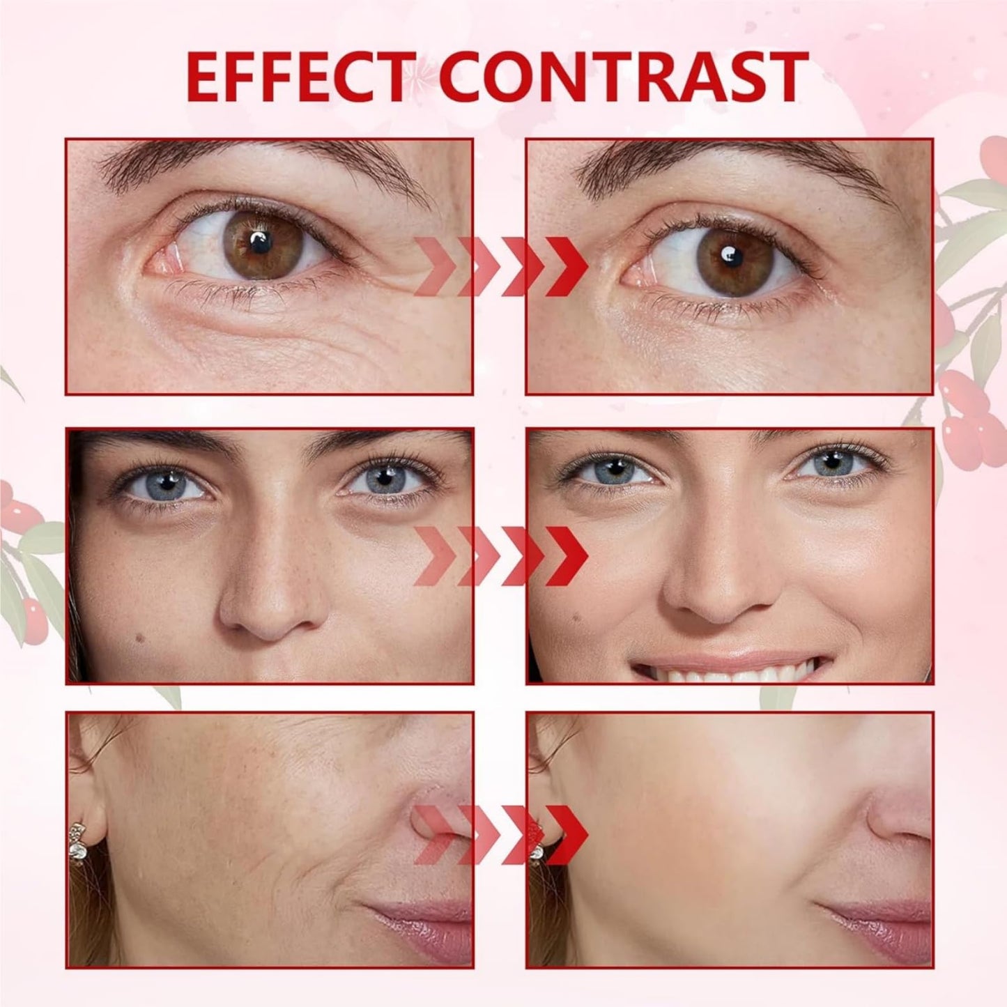 Yoowan Goji Be-Rry Facial Cream,Skin Tightening Cream For Face,Anti Wrinkle Face Cre-Am,Facial Firming Cre-Am,Revitalizing Fa-Ce Moisturizer For Aging,Remove Flaws,Lighten Up The Dullness,Repairing,Natural