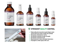 Natures Greatest Secret Nature's Greatest Secret Premium Quality Antibacterial 20ppm Colloidal Silver Bottle 300ml