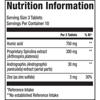 Elements Winter Rescue - Immune Boost Supplement with Zinc, Humic Acid, Spirulina Extract and Andrographis for Rapid Immune Support and Winter Wellness, Non-GMO, Gluten Free, 30 Tablets