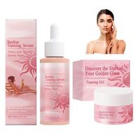 Katslyn Tanning Drops with Tanning Gel,Sunless,Enhances Natural Skin Tone and Glows Healthy Radiance. Suitable for Both Men and Women