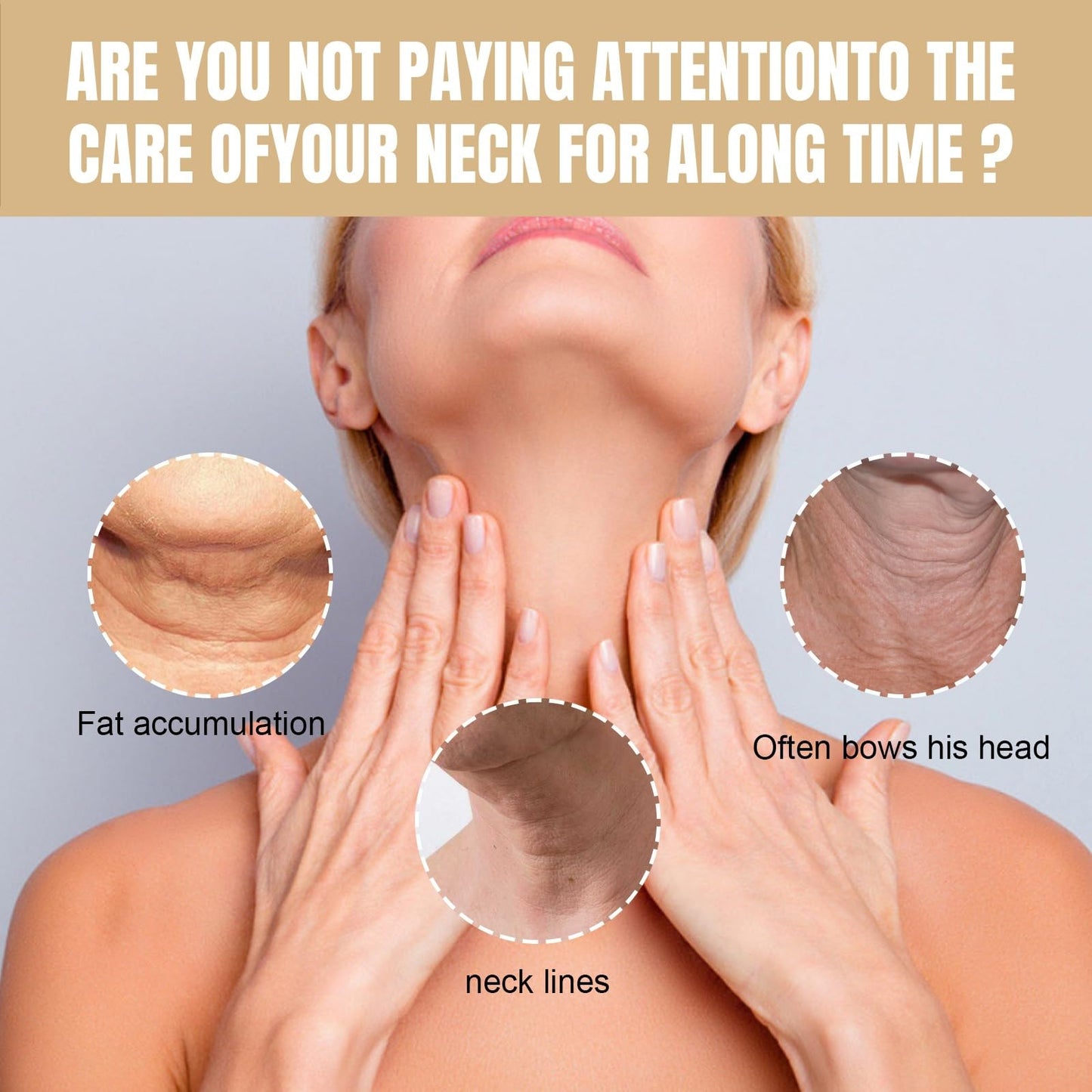 SingHao Neck Creams for Firming Roller,N/eck F/irming Tightening C/ream,Natural Anti-Aging Neck Cream,Neck Firming Cream for Woman,Tighten and Lift Neck Cream,Wrinkle Cream,Firm and Lift Sagging Skin