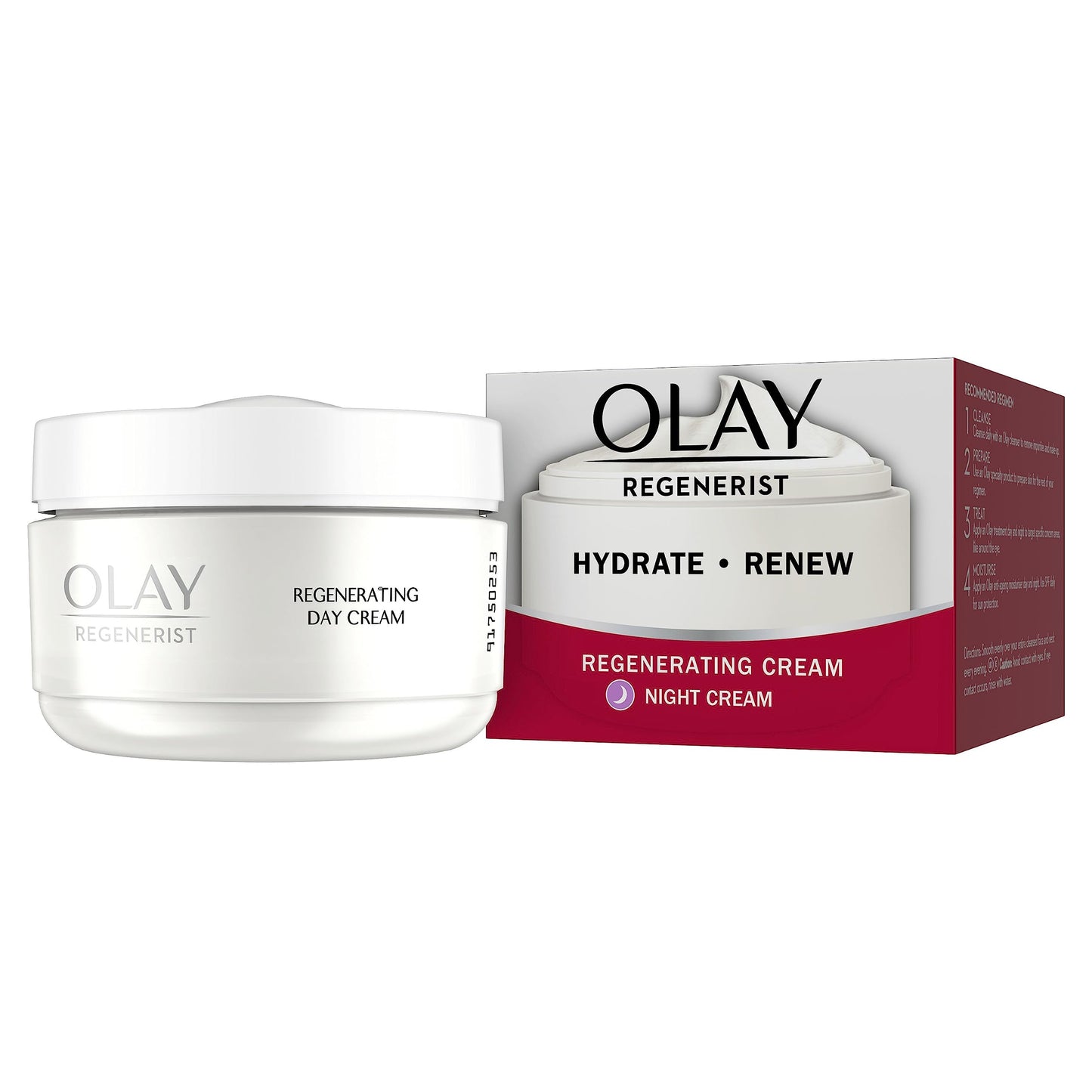 Olay Regenerist Regenerating Night Cream, Smooths the Look of Wrinkles At Night, 50 ml