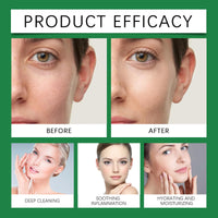 Shefave Mugwort Calming Face Cleanser, Mugwort Face Wash Women & Men, Calming Facial Cleanser, Hydrating Cleanser, Mugwort Cleanser for Sensitive Skin, Gentle Cleanser, Daily Soothing, Moisturizing