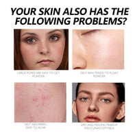 Siyinzu 30ML Colour Changing Foundation,Colour Changing Mature Skin Foundation,Long Lasting Waterproof Moisturising F-oundation,Concealer Spf 15,Covers Naturally Lotion Makeup Base with Powder Puff