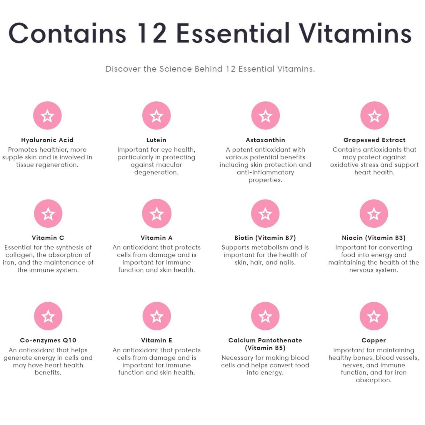 Re-Coll 1200mg Collagen Capsules - High Strength Supplement with Hyaluronic Acid - for Hair Skin & Nails - Contains Bovine & Marine Collagen for Women & Men (120 Count)