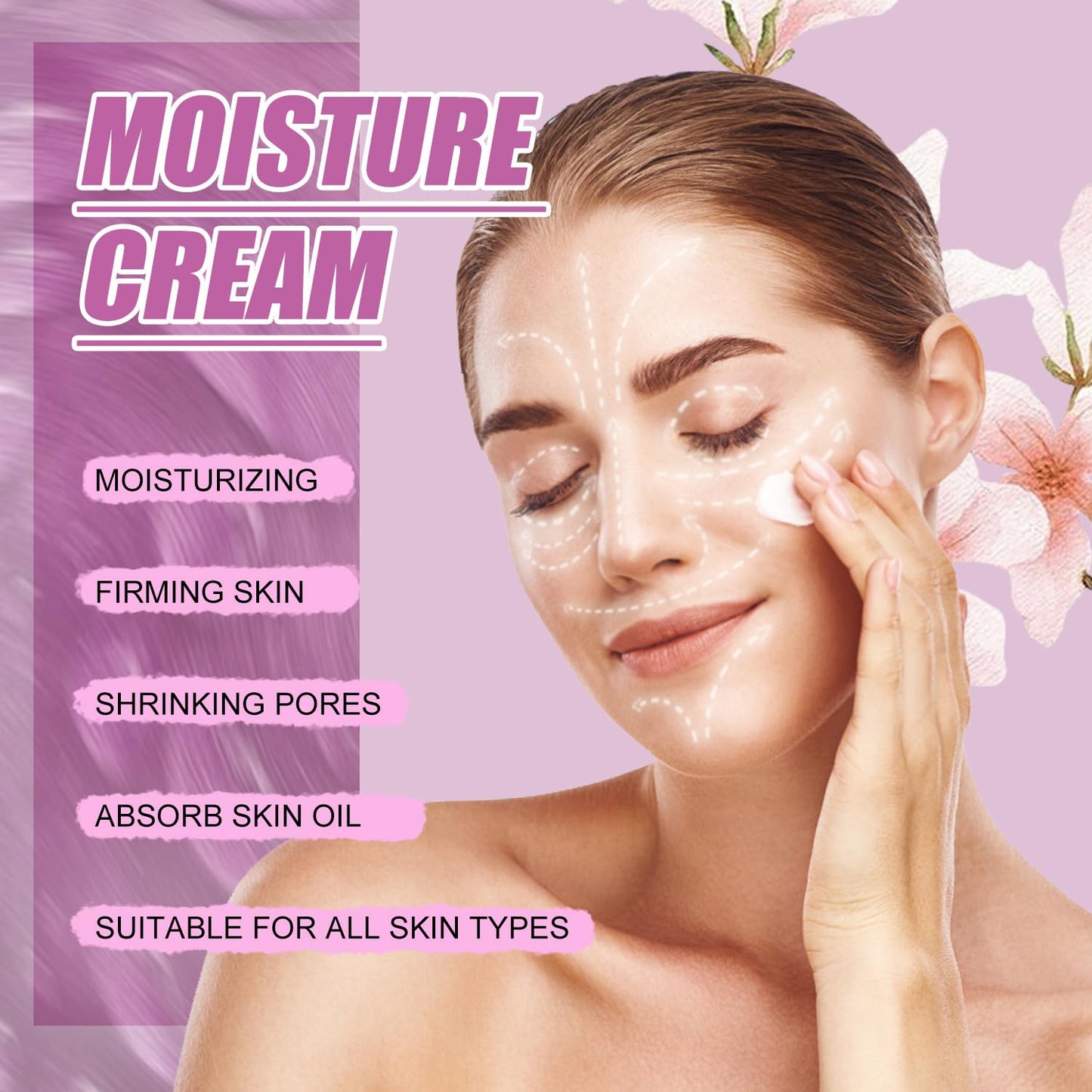 Grospe Face Moisturizer for Women, Anti Aging Collagen Cream for Face with Hyaluronic Acid and Vitamin A, Day & Night Retinol Cream, Daily Moisturizer for Face, Neck Creams for Tightening and Firming