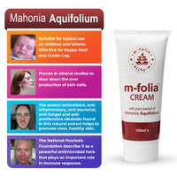 M-Folia M-FOLIA Psoriasis Cream. A Rich, Non-Greasy Skin Cream Specially formulated for Treating Psoriasis, Eczema & Related Dry Skin Conditions