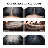 AurolaGlow Hair Dye Stick: Your Root Concealer For All,Instantly Conceal White And Grey Hair Effortless Black Root Touch - Up,Windproof And Sweatproof Formula .Suitable ForWomen And Men(Black)