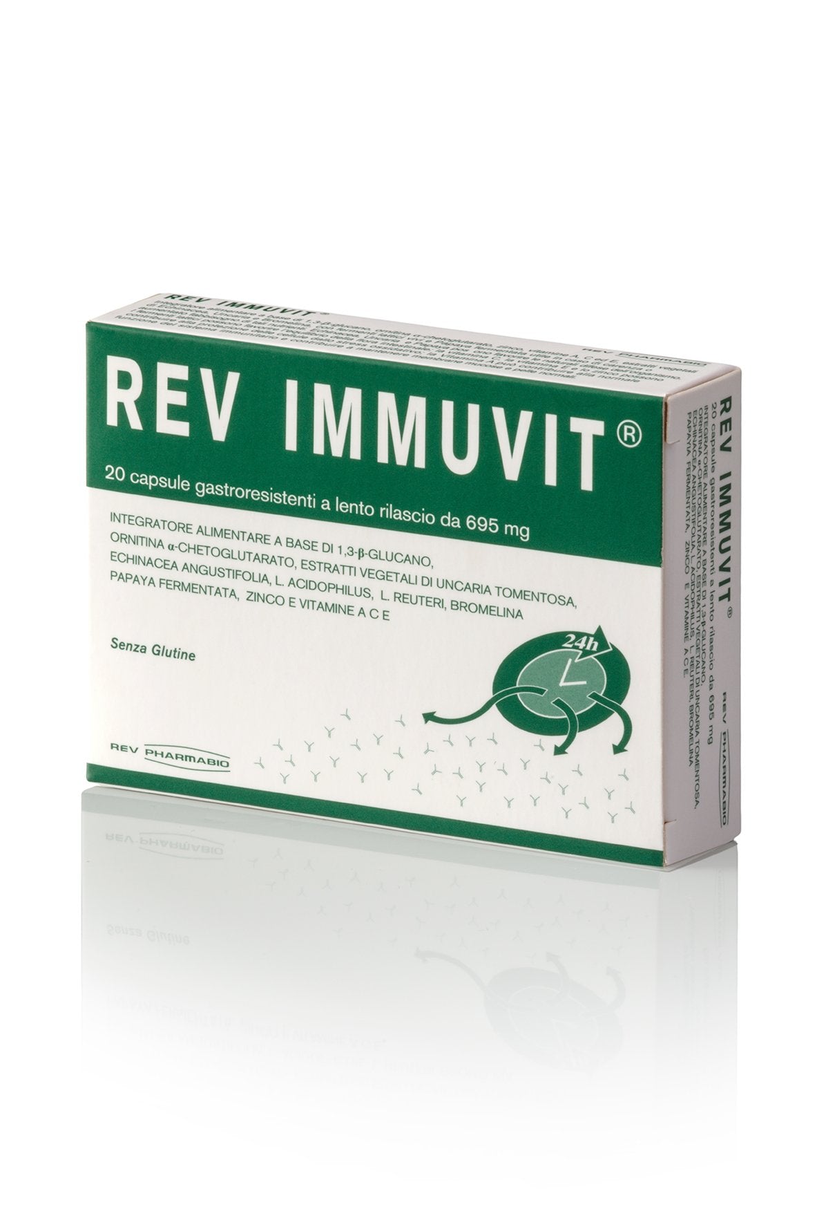 rev pharmabio REV IMMUVIT INTEGRATORE ALIMENTARE, 20CPR 13,9 G