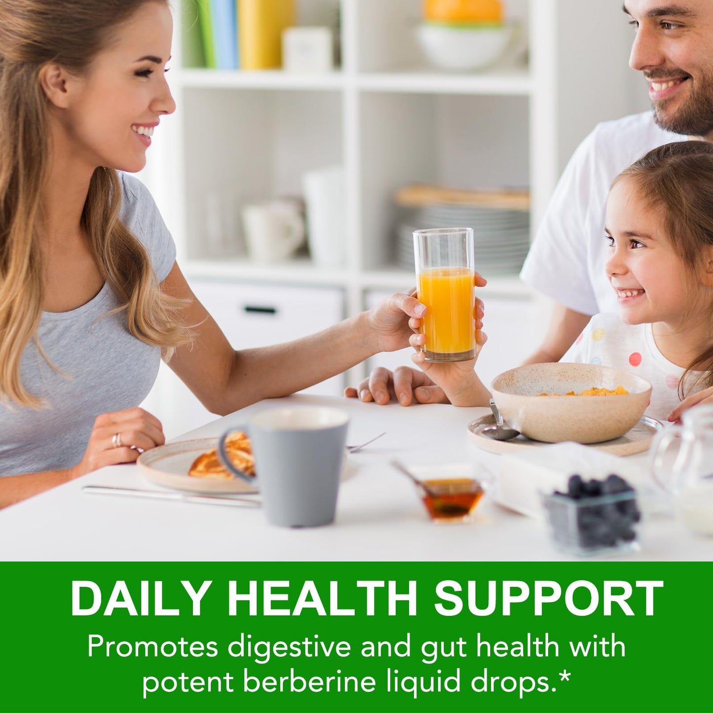 VOSIFSDIY Berberine Supplement with Ceylon Cinnamon, Berberine Liquid Drops with Turmeric Curcumin, Ceylon Cinnamon, Bitter Melon, Digestive Health Support, Immune Support, 60ml