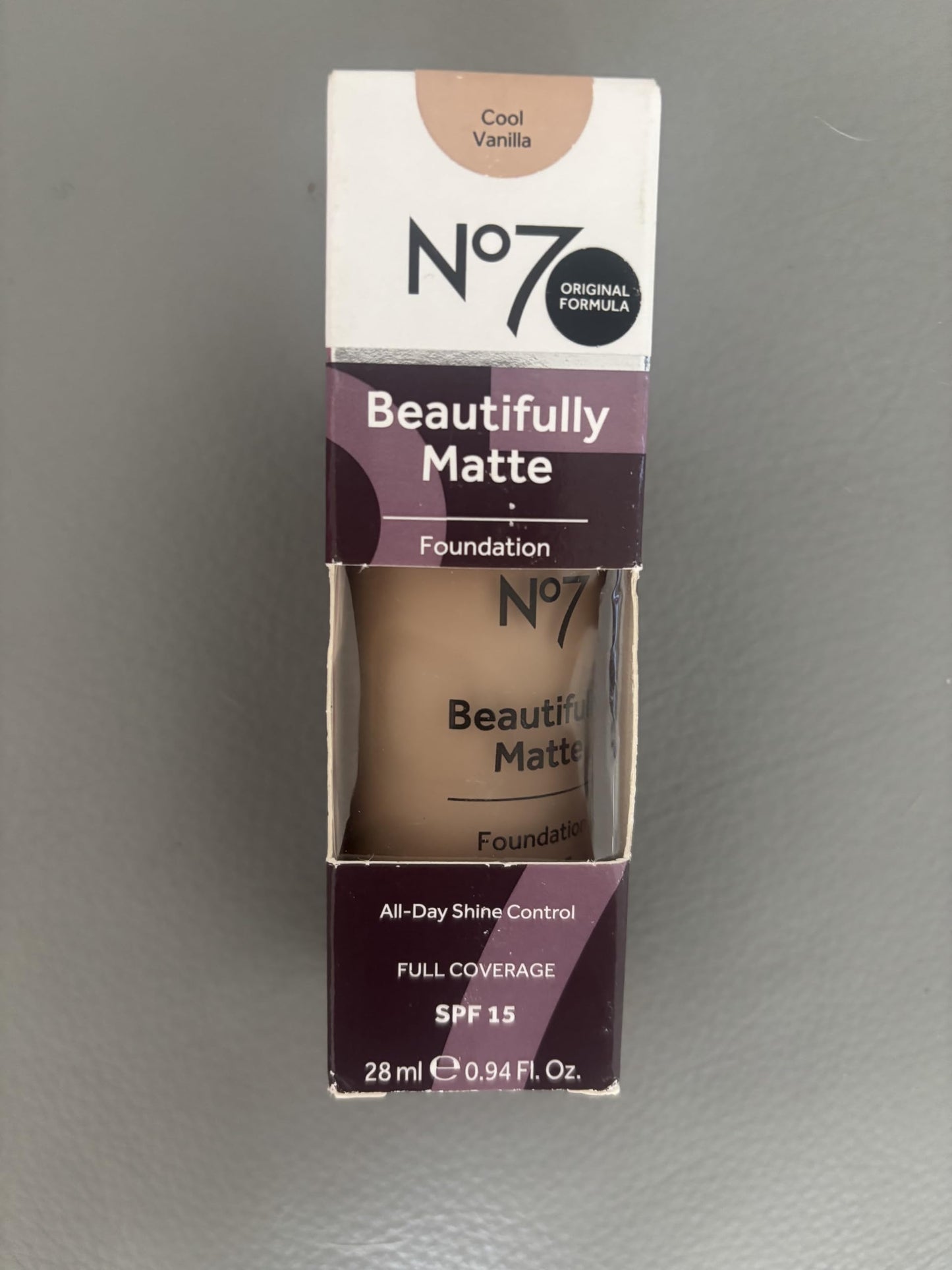 No7 Beautifully Matte Foundation, Cool Vanilla, 30ml