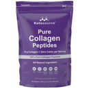 Pure Collagen Peptides | Keto Collagen Powder | Easy Mixing & No Clumping | Zero Aftertaste | 100% Pure Hydrolyzed Collagen with Bovine Collagen | 100% Transparency 3rd Party Lab Testing | Ketosource®