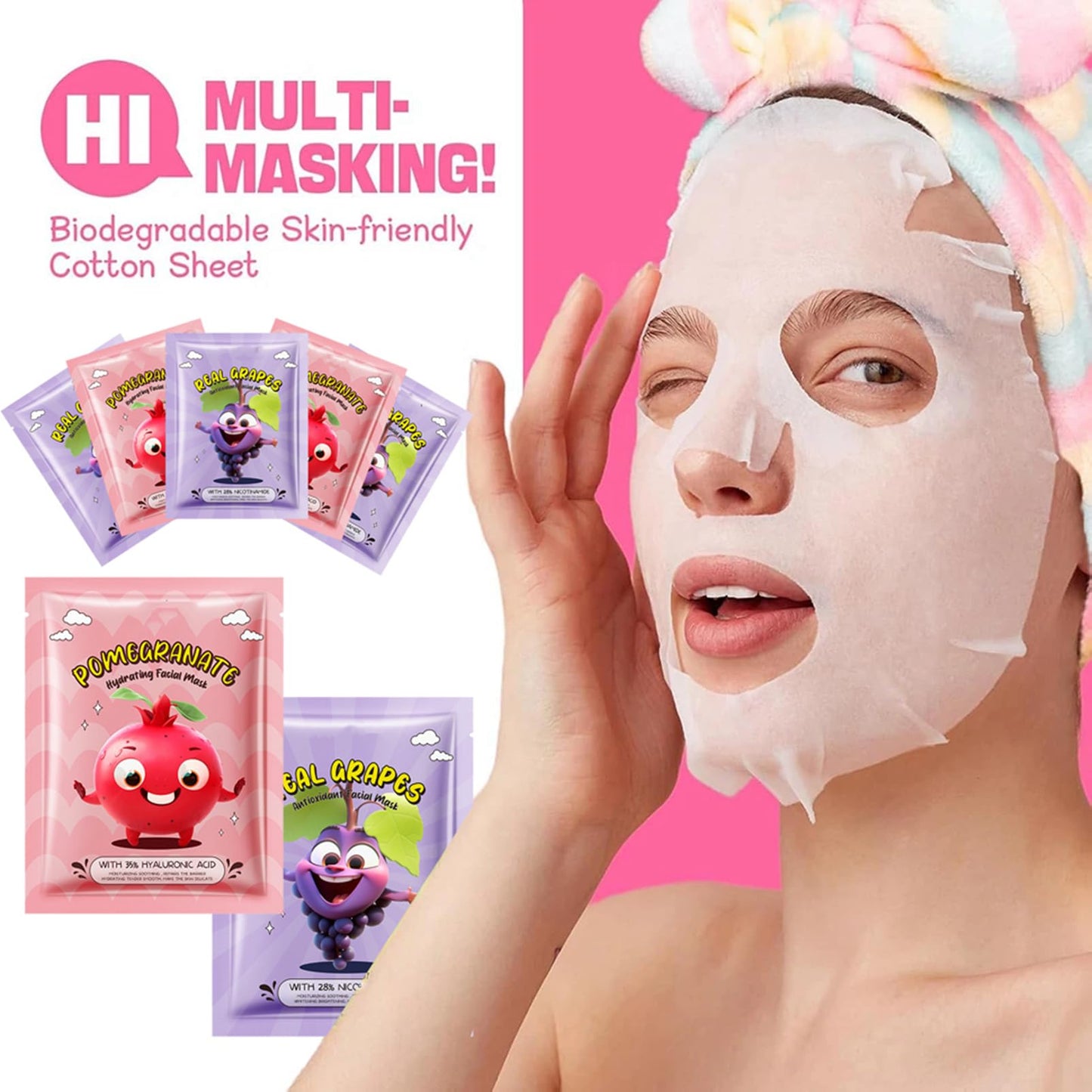 MEITREND Sleepover Kit,Sleepover Party Supplies For Girls,40pcs/5 Set Pamper SPA Party Supplies With Facial Masks Skincare,Eye Patches Hand Cream,Lip Balm,Foot Bath Bombs,Gift for Sleepovers and Birthdays
