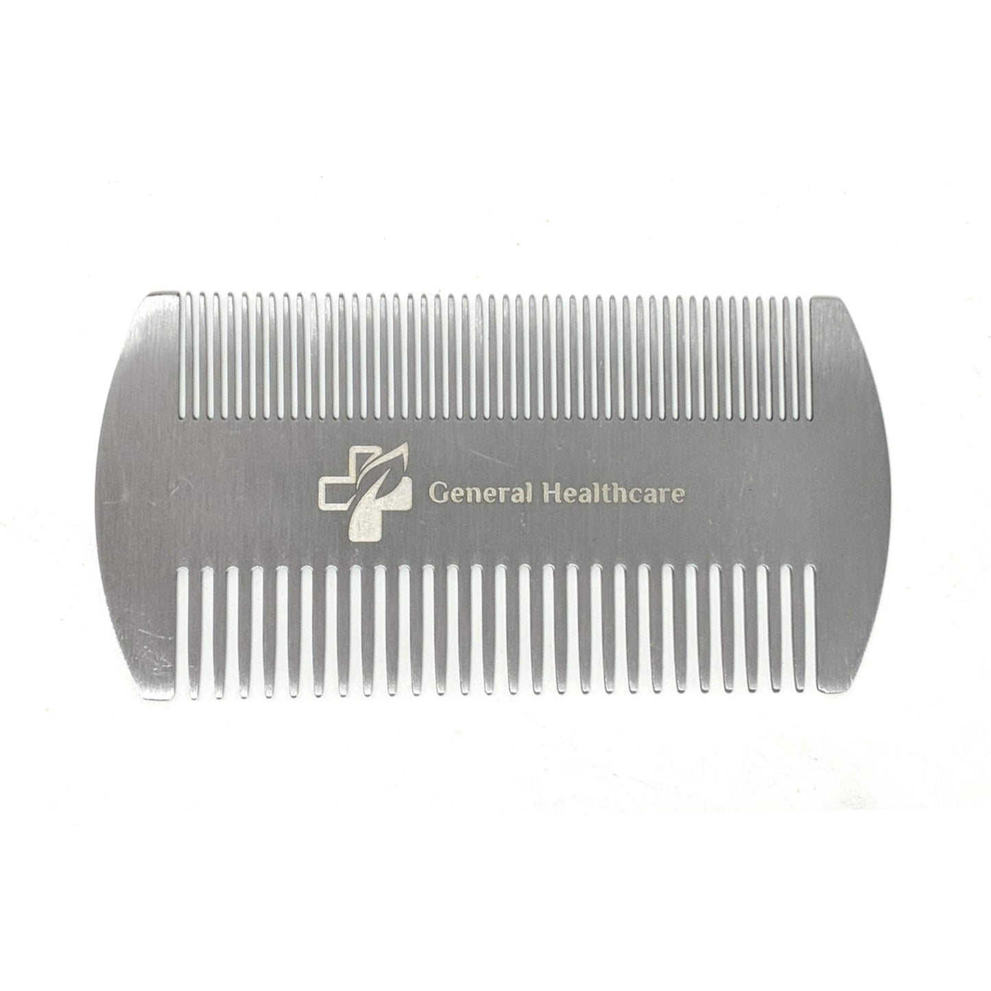 General Healthcare Metal Stainless Steel Hair Comb - Dual Action Lice, Hair, Beard