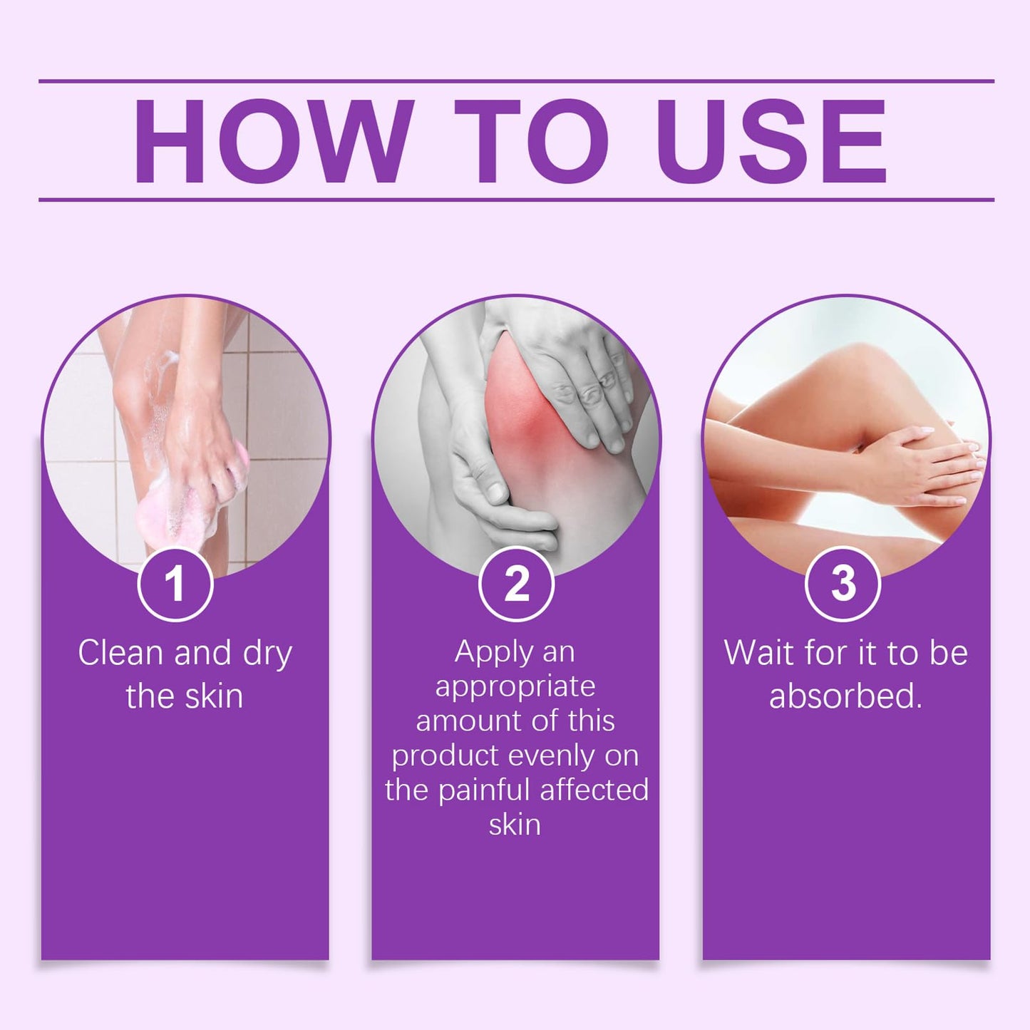 MEITREND Joint Pain Gel Purple Gel 100g,Pain Relief Cream for Knee,Natural Relief Cream,Instant Soothing Joint Massage Gel for Women & Men,Shoulder & Arm & Knee & Leg,Fast Absorb & Relax Muscle