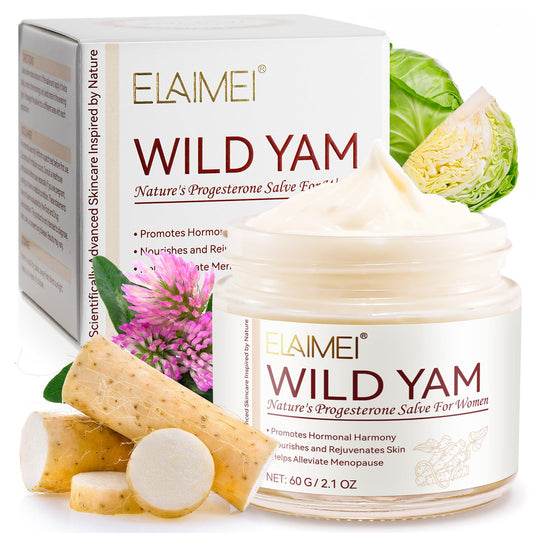 Datival Wild Yam Cream, Menopause and Hormone Balance Organic Yam Cream for Women, Wild Yam Root Cream Skin Moisturizer, Relief for Dry Skin, 60 ML