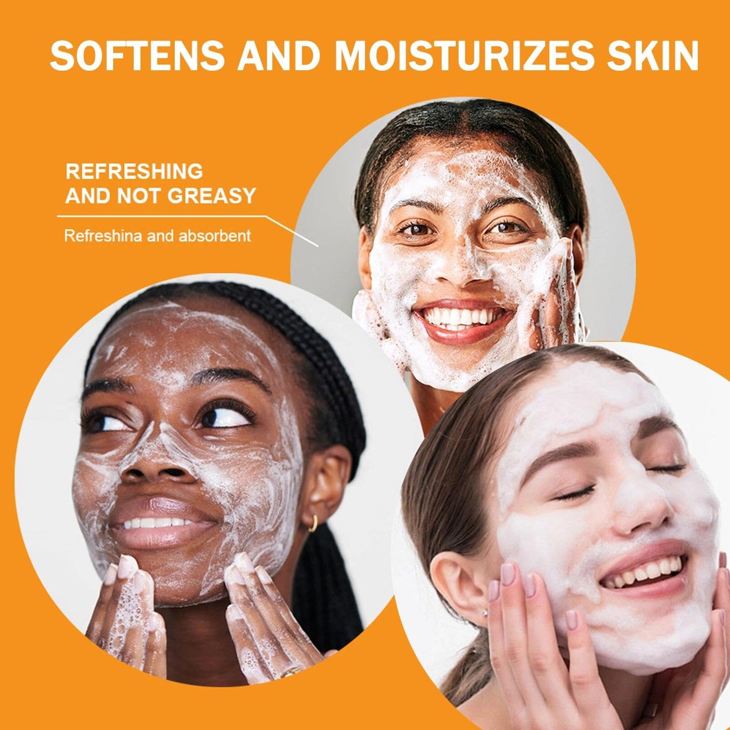 Turmeric Face Wash for Women - Turmeric Foaming Cleanser - Deep Cleansing Foaming Face Wash - Ultra-gentle Cleanser to Improve Impurities and Control Shine