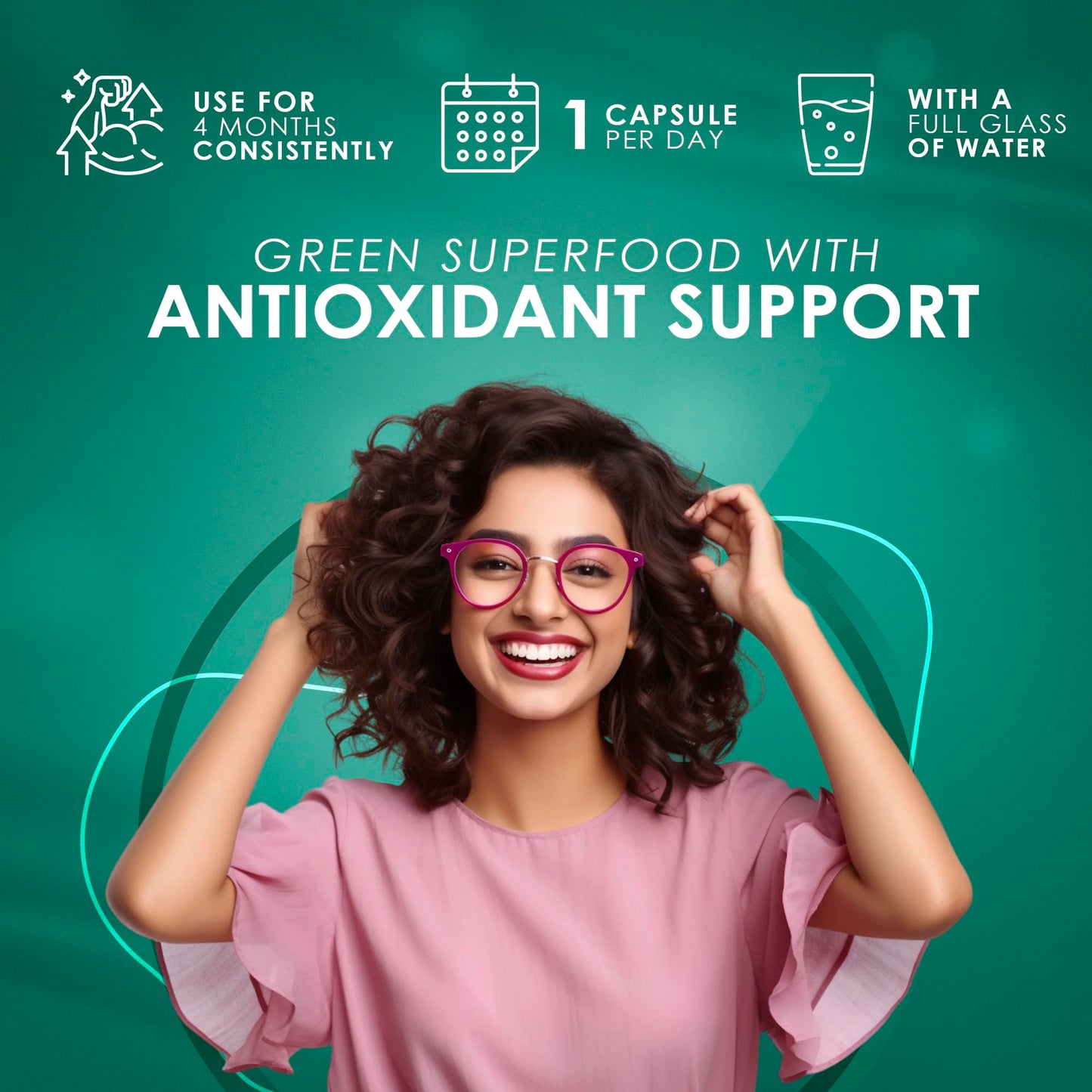 AMBROSIAL Ambrosial Premium Organic Moringa Capsules 2000MG - High Strength Antioxidant Superfood Supplement for Energy and Wellness - 120 Veg Capsules