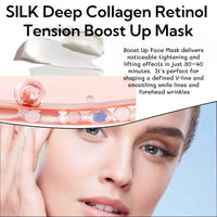 Collagen Face Mask,Deep Collagen Retinol Tension Boost Up Masks,Face Tightening and Lifting Mask for V-Line,Fa/ce Masks Skincare,Deep Coll/agen Anti Wrinkle Lifting Ma/sk,Sheet Mas/k,Chin Lift Ma/sk