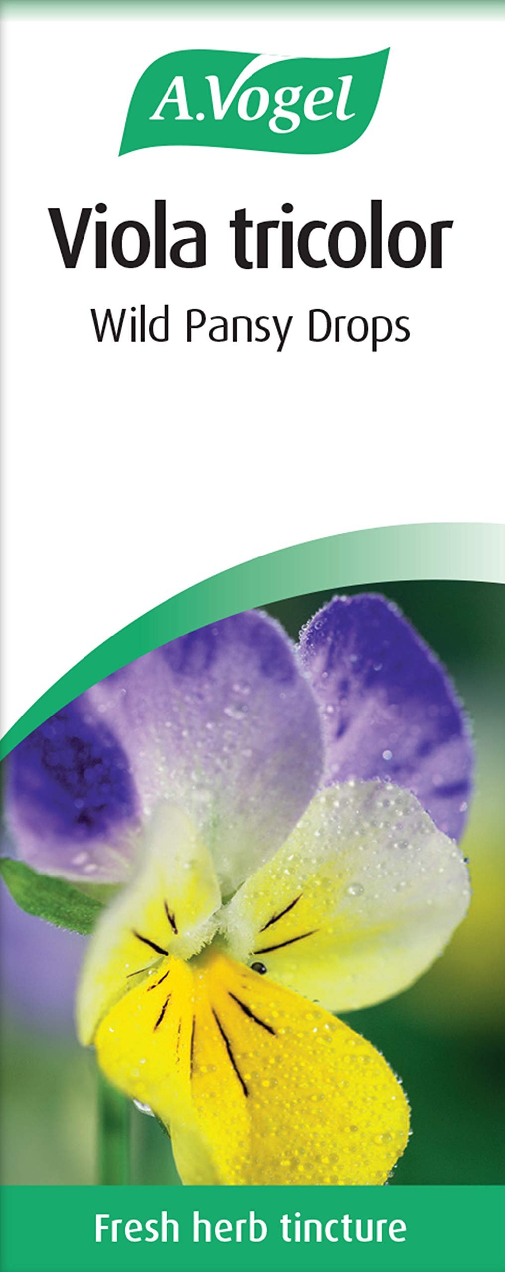 A.Vogel Viola Tricolor Wild Pansy|Herbal food supplement|Extract of organically grown and freshly harvested Viola Tricolor|Suitable for Vegans|50ml