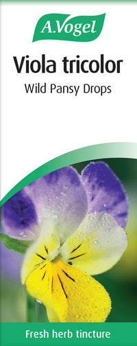 A.Vogel Viola Tricolor Wild Pansy|Herbal food supplement|Extract of organically grown and freshly harvested Viola Tricolor|Suitable for Vegans|50ml