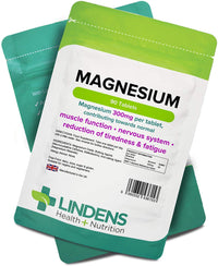 Lindens Magnesium Oxide 500mg DOUBLE PACK 180 Tablets Mineral Supplement