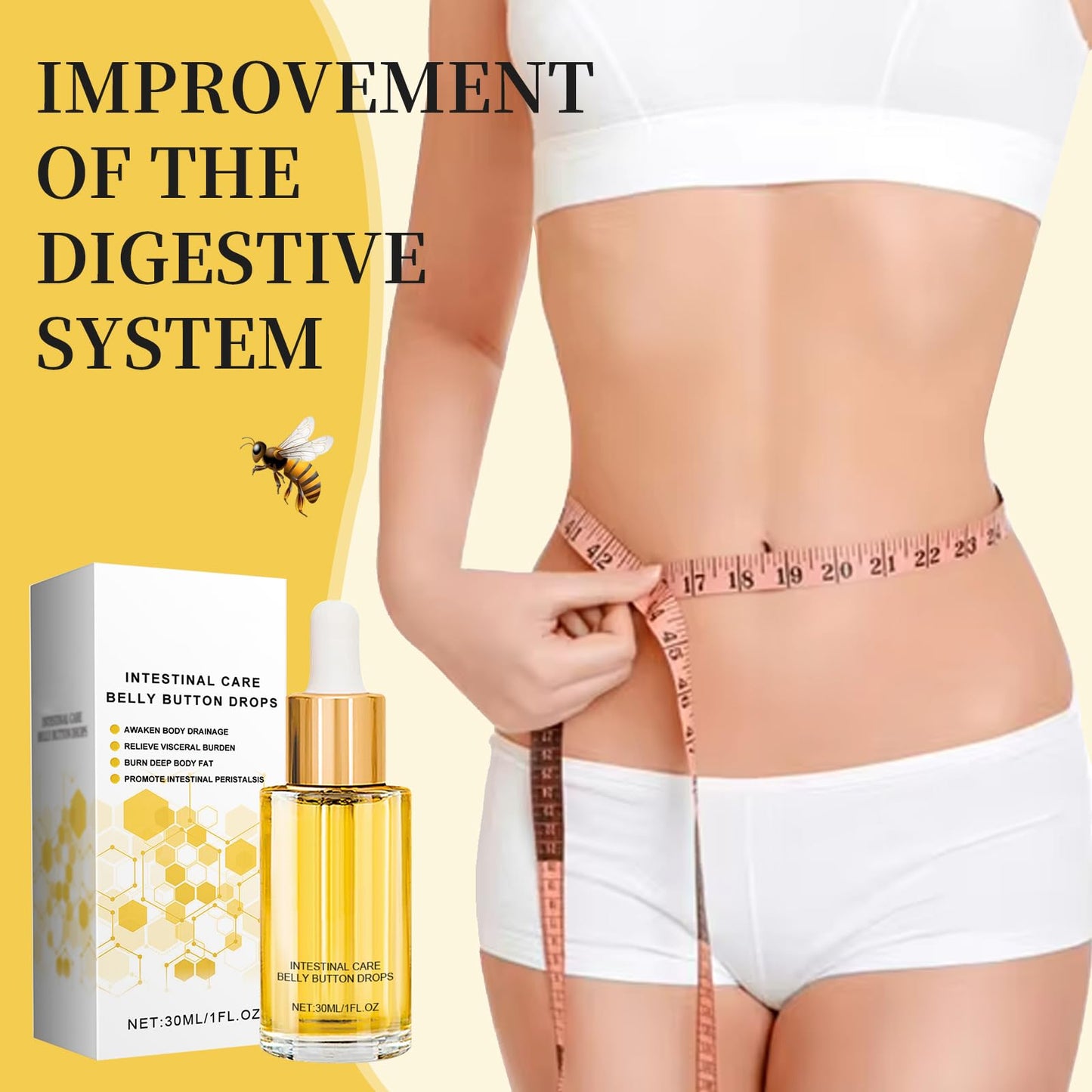 FunnAura 3PCS Belly Button Drops for Tightening Oil