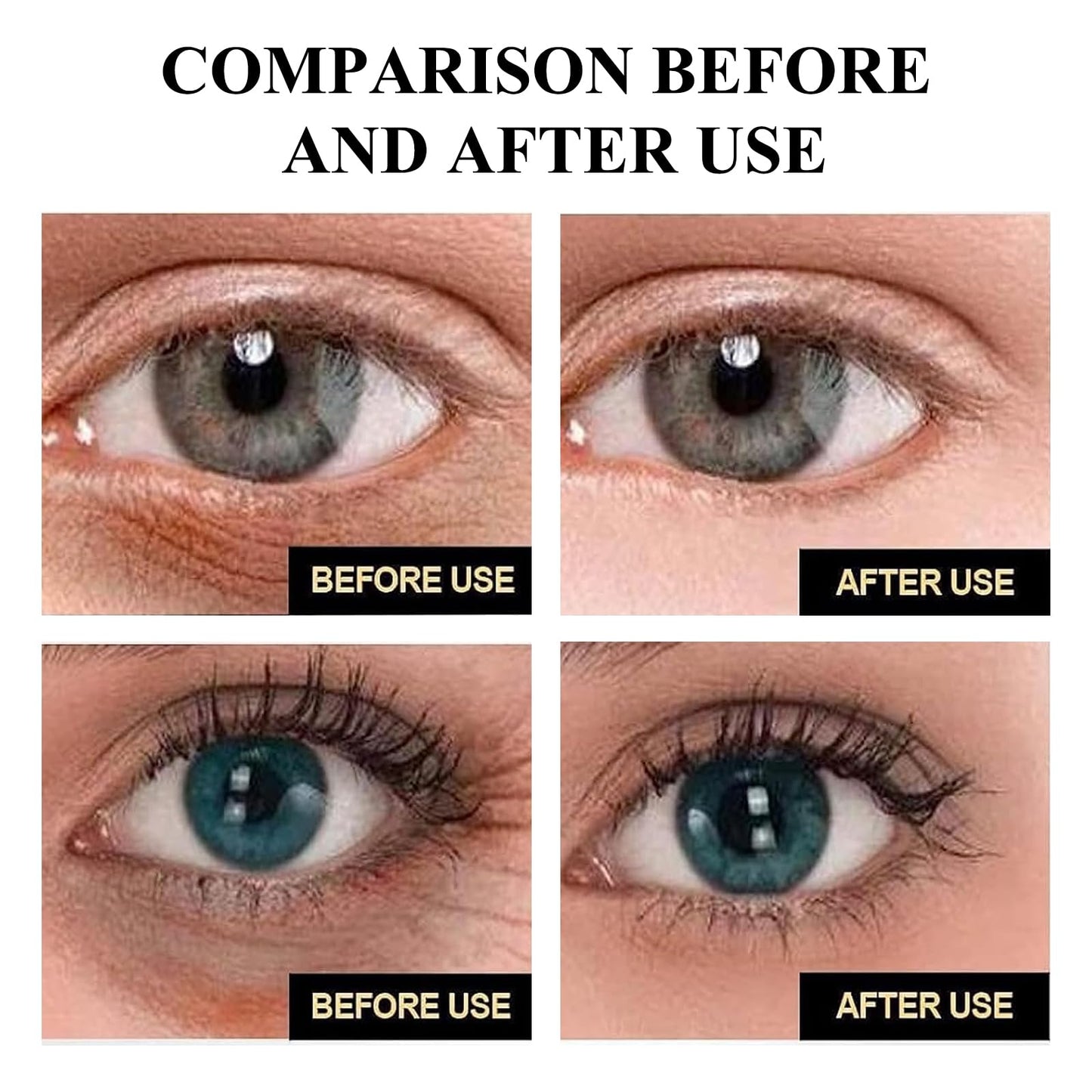 Guegine Instant Eye Tightener, Eye Bag Cream Instant Firmx Eye Tightener for All Skin Eye Cream for Tightens and Smoothes for Dark Circles Fine Lines Puffiness,Fade Fine Lines (2PCS)