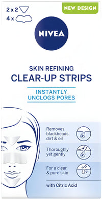 Nivea NIVEA Clear Up Strips Skin Refining, 6 Pieces (Pack of 2)