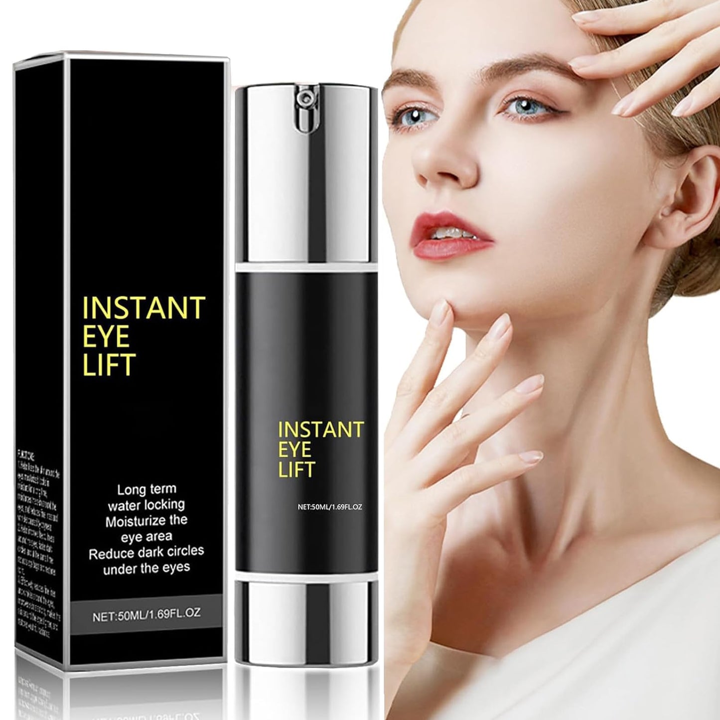 ALLILUYAA Harvey Ross Instant Lift Cream, Instant Lift Harvey Ross Cream, Eye Tightening Lifting Serum, Anti-Aging Face Cream For Tightener Skin, Lifting Loose Sagging Skin, Reduces Fine Lines & Wrinkles