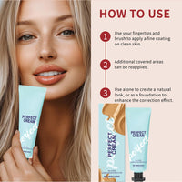 SHEBEEDO Medium Shade Concealer, All-Over Complexion Perfector, Body Coverage Perfector, Moisturizer, Lightweight and Waterproof Concealer Full Coverage,Suitable All Skin Types(Medium)