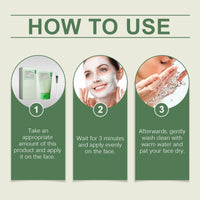 LaluluTek Pore-Clearing Green Tomato Clay Mask with Extract. Deep Cleanses, Dries Skin, & Unclogs Pores for Smooth, Clear Skin. 120ml