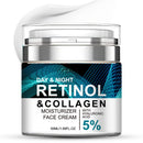 Shefave Retinol Cream For Face, Anti Aging Face Cream With 5% Hyaluronic Acid - Skin Tightening & Wrinkle Reduction Facial Moisturiser - Lifting And Firming For Youthful Glow