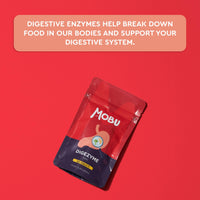 Digestive Enzymes 120 Tablets | Contains Digezyme, Amylase, Lactase, Lipase | Gut Health & Digestion Support | Vegan | UK Made | GMP Approved | MOBU
