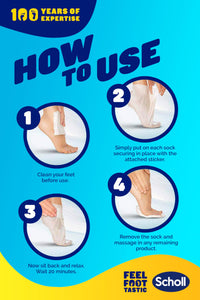 Scholl PediMask for Soft Feet, Deep Moisturising Pedicure Foot Mask with Manuka Honey, Urea and Shea Butter, Clinically Proven for Softer Feet