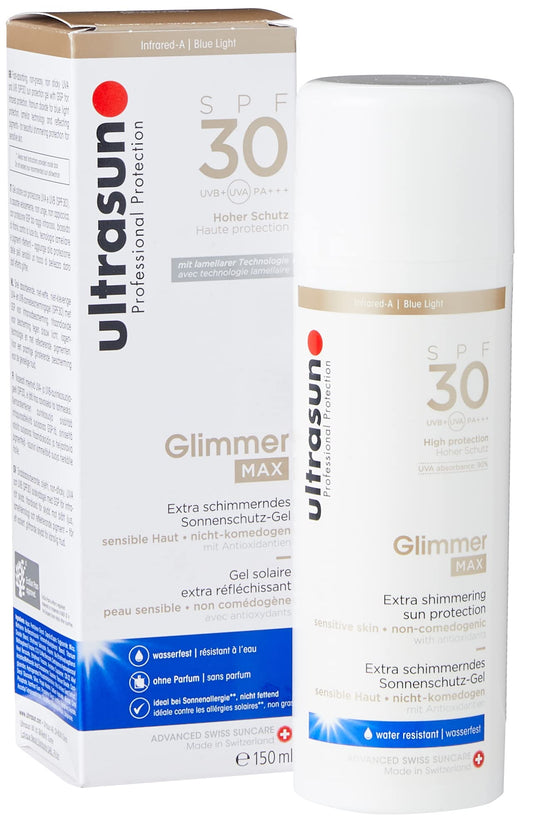 ultrasun Ultrasun 30spf Glimmer Max 150ml, White